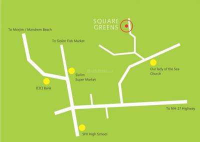 Project Image of 676.0 - 1165.0 Sq.ft 1 BHK Apartment for buy in P Four Square Greens