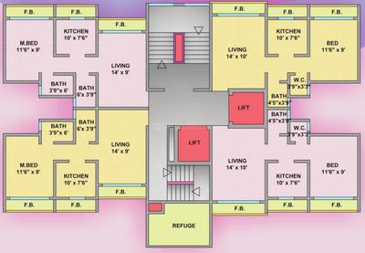 Project Image of 695.0 - 715.0 Sq.ft 1 BHK Apartment for buy in PIL Tower