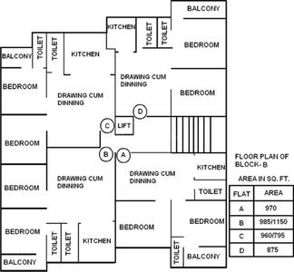 Project Image of 1050.0 - 1500.0 Sq.ft 2 BHK Apartment for buy in JP Umang Residency