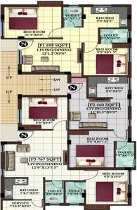 Project Image of 377.0 - 722.0 Sq.ft 1 BHK Apartment for buy in MP Isai