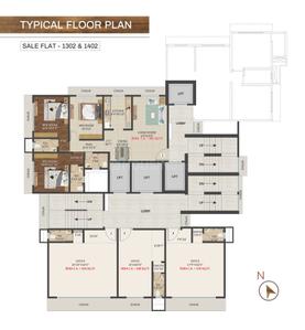 Project Image of 0.0 - 962.94 Sq.ft 3 BHK Apartment for buy in New India Heights