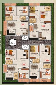 Project Image of 960.0 - 1198.02 Sq.ft 2 BHK Apartment for buy in Amaravathi Sai Nethra