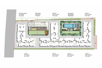 Project Image of 1705 Sq.ft 4 BHK Apartment / Flat for sale in Dhanori for Rs. 12178967