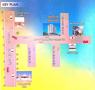 Aaditya Dream Land Location Plan 1