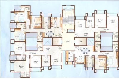 Project Image of 997.0 - 1275.0 Sq.ft 2 BHK Apartment for buy in Dosti Florentine