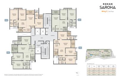 Project Image of 836.0 - 2023.0 Sq.ft 2 BHK Apartment for buy in Rohan Saroha