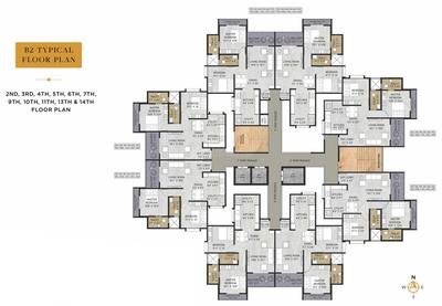 Project Image of 706.0 - 723.0 Sq.ft 2 BHK Apartment for buy in DMK Stella B2