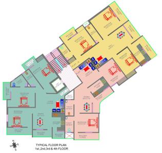 Project Image of 1155.0 - 1560.0 Sq.ft 2 BHK Apartment for buy in S K Trisha Enclave