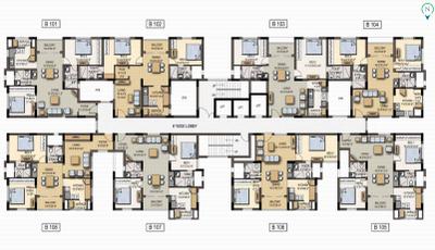 Project Image of 4119.0 - 4494.0 Sq.ft 3 BHK Penthouse for buy in Cordon Central Park