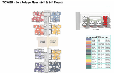 Project Image of 1987.99 - 4059.93 Sq.ft 3 BHK Apartment for buy in Prestige Clairemont