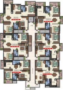 Project Image of 1127.0 - 1222.0 Sq.ft 2 BHK Apartment for buy in Golden Mark Wind Flower