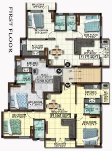 Project Image of 506.0 - 1063.0 Sq.ft 1 BHK Apartment for buy in MP Avni