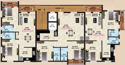 Project Image of 904.0 - 1638.0 Sq.ft 2 BHK Apartment for buy in Sunlight Sri Narayanaa