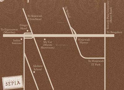 Project Image of 568.12 - 910.73 Sq.ft 2 BHK Apartment for buy in Sukhwani Sepia 97 Sepia Phase III