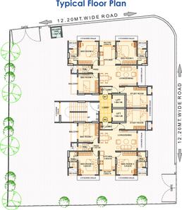 Project Image of 760.0 - 1026.0 Sq.ft 3 BHK Apartment for buy in Integrated Ahana