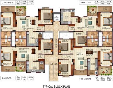 Project Image of 830.0 - 1025.0 Sq.ft 2 BHK Apartment for buy in King George Avenue