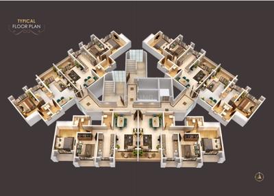 Project Image of 484.59 - 651.87 Sq.ft 1 BHK Apartment for buy in Unique Shubharambh