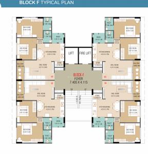 Project Image of 614.51 - 846.8 Sq.ft 2 BHK Apartment for buy in Ridham Karnavati Apartment 7