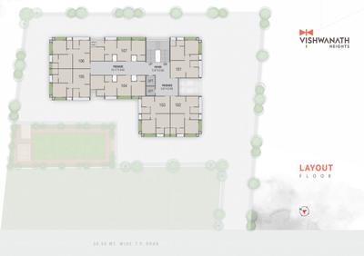 Project Image of 1215.0 - 1224.0 Sq.ft 2 BHK Apartment for buy in Vishwanath Heights