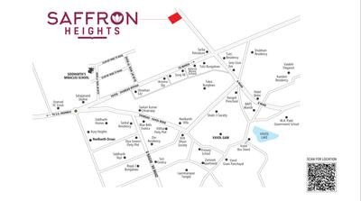 S R Saffron Heights Location Plan 1