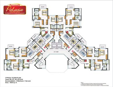 Project Image of 1320.0 - 2575.0 Sq.ft 2 BHK Apartment for buy in Parsvnath Palacia Phase 1