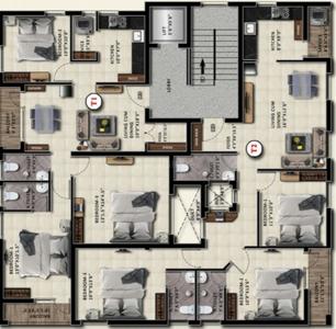 Project Image of 750.0 - 1316.0 Sq.ft 2 BHK Apartment for buy in Vishnu Annai Enclave