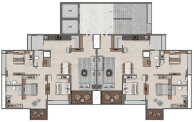 Project Image of 2238.0 - 2528.66 Sq.ft 3 BHK Apartment for buy in Adani Embrace
