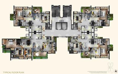 Project Image of 1670.0 - 2564.0 Sq.ft 3 BHK Apartment for buy in Shubhashish Prakash