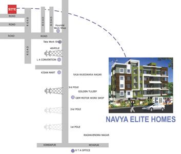 Project Image of 1026.0 - 1206.0 Sq.ft 2 BHK Apartment for buy in SS Navya Elite Homes