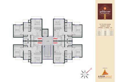 Project Image of 168.0 - 342.0 Sq.ft 1 RK Apartment for buy in A Plus Golden Van Wing A1 To A5