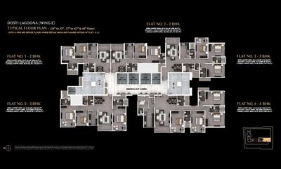 Project Image of 743 Sq.ft 2 BHK Apartment / Flat for sale in Antop Hill for Rs. 28500000