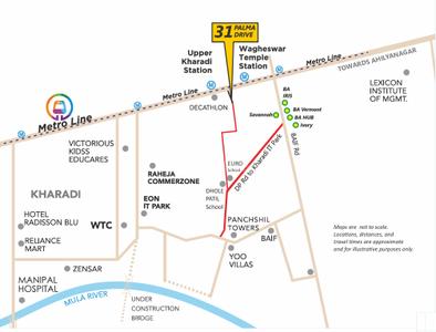 Project Image of 839.48 - 1250.12 Sq.ft 2 BHK Apartment for buy in Bhandari 31 Palma Drive Phase 2