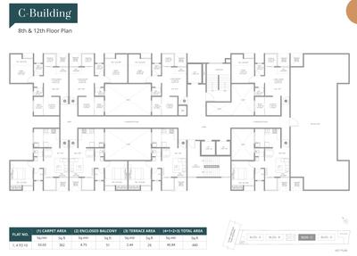 Project Image of 361.0 - 591.0 Sq.ft 1 BHK Apartment for buy in Pharande Kairosa