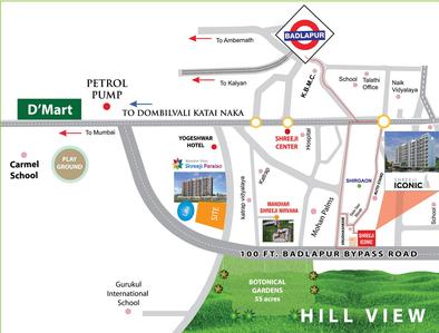 Project Image of 370.0 - 611.0 Sq.ft 1 BHK Apartment for buy in Raj Laxmi Shreeji Iconic Phase I