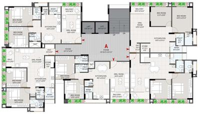 Project Image of 584.05 - 689.86 Sq.ft 2 BHK Apartment for buy in Eklingji Harmony