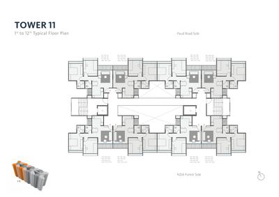 Project Image of 600 Sq.ft 1 BHK Apartment / Flat for sale in Bhukum for Rs. 4500000