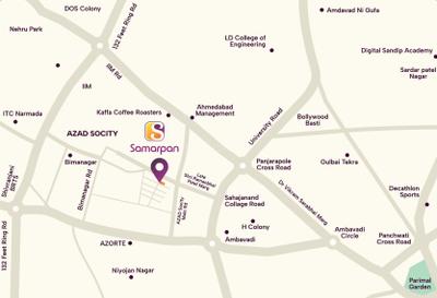 Project Image of 819.35 - 832.91 Sq.ft 3 BHK Apartment for buy in Akshar Samarpan