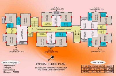 Project Image of 891.0 - 1501.0 Sq.ft 2 BHK Apartment for buy in Pansas City Residency