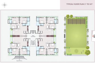 Project Image of 0.0 - 1086.72 Sq.ft 3 BHK Apartment for buy in Vinayak Sarjan Luxuria