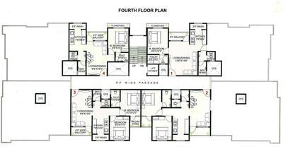 Balan Shree Balakrishna Residency Cluster Plan 1