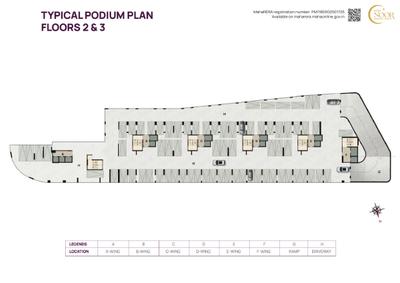 Project Image of 648.0 - 796.96 Sq.ft 2 BHK Apartment for buy in SAYBA NOOR