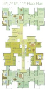 Project Image of 546.0 - 784.0 Sq.ft 2 BHK Apartment for buy in Nirman Altius Wing A