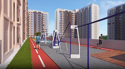 Project Image of 398.91 - 630.77 Sq.ft 1 BHK Apartment for buy in Mahindra Happinest Kalyan 2 Project B