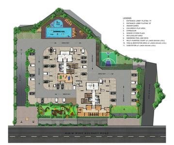 Project Image of 1000 Sq.ft 2 BHK Apartment / Flat for sale in Kolshet for Rs. 14500000