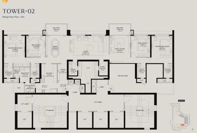 Project Image of 1126.0 - 1511.0 Sq.ft 3 BHK Apartment for buy in DLF The Westpark Phase 1