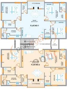 Project Image of 1400.0 - 1500.0 Sq.ft 2 BHK Apartment for buy in Saishakti Sri Venkataramana Residency