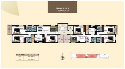 Project Image of 1375.0 - 1470.0 Sq.ft 3 BHK Apartment for buy in Nahar East