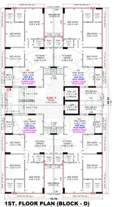 Project Image of 961.65 - 968.43 Sq.ft 3 BHK Apartment for buy in Eklingji Satvam