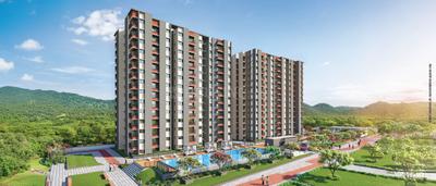 Mahindra Lakewoods Towers D And E Elevation 2