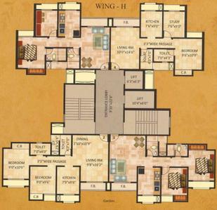 Project Image of 438.0 - 1100.0 Sq.ft 1 BHK Apartment for buy in Madhav Palacia